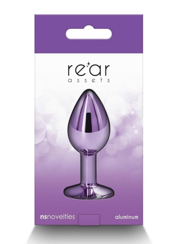 Rear Assets Aluminum Anal Plug - Small - Purple