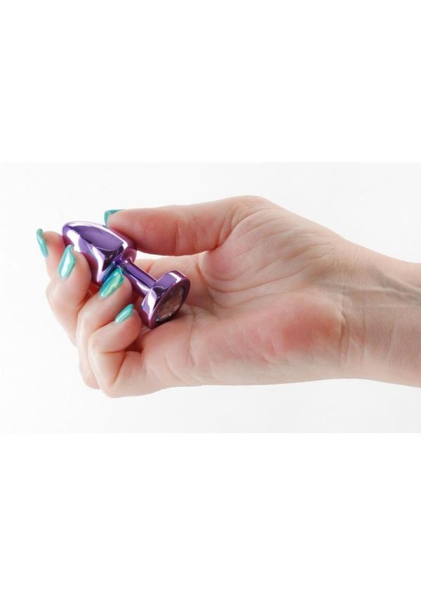Rear Assets Aluminum Anal Plug - Petite - Purple