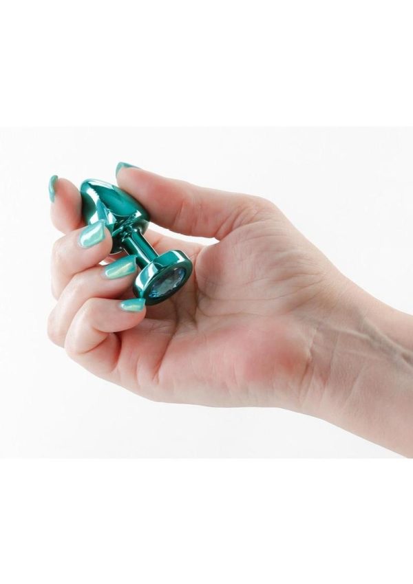 Rear Assets Aluminum Anal Plug - Petite - Teal