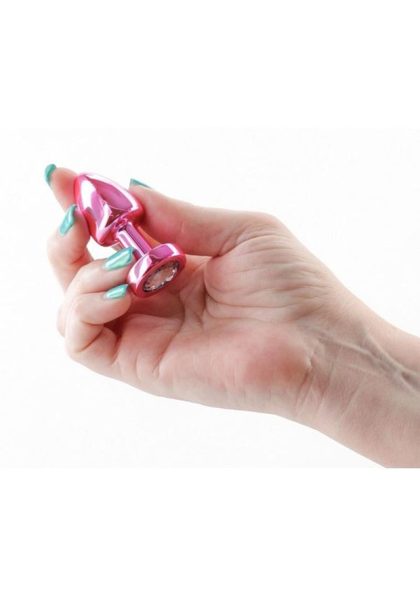 Rear Assets Aluminum Anal Plug - Petite - Pink