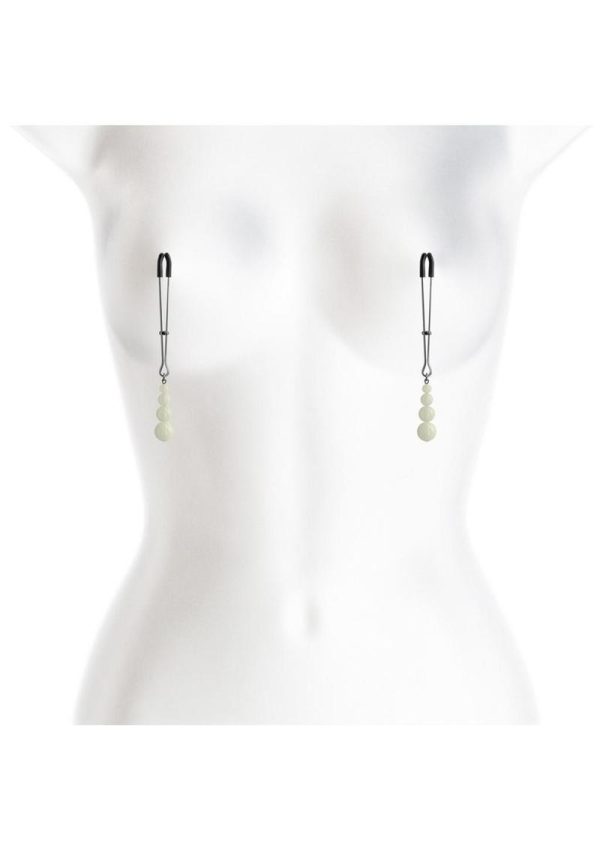 Bound Nipple Clamps G2 Iron Glow in the Dark - Gray