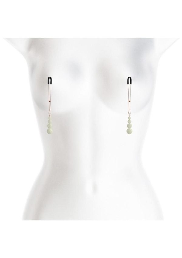 Bound Nipple Clamps G2 Iron Glow in the Dark - Rose Gold