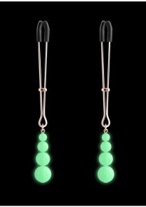 Bound Nipple Clamps G2 Iron Glow in the Dark - Rose Gold