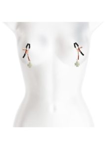Bound Nipple Clamps G4 Iron Glow in the Dark - Rose Gold