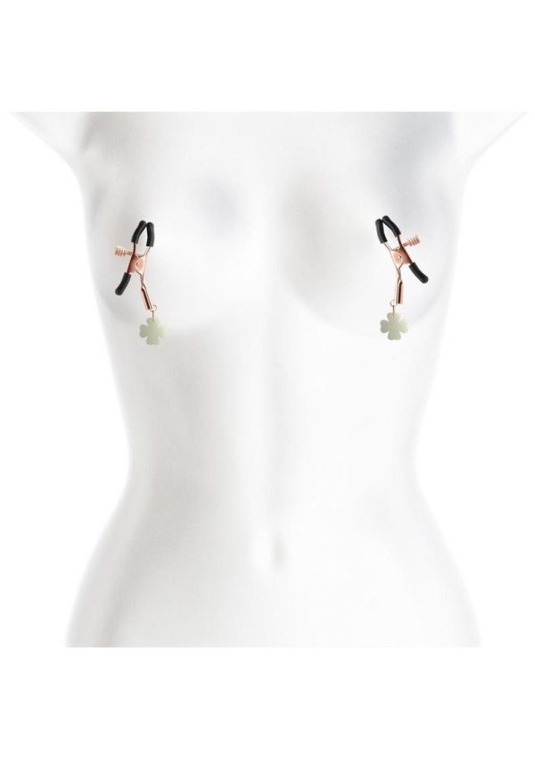 Bound Nipple Clamps G4 Iron Glow in the Dark - Rose Gold