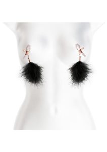 Bound Nipple Clamps F1 - Rose Gold/Black