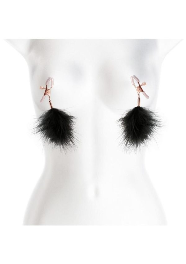 Bound Nipple Clamps F1 - Rose Gold/Black