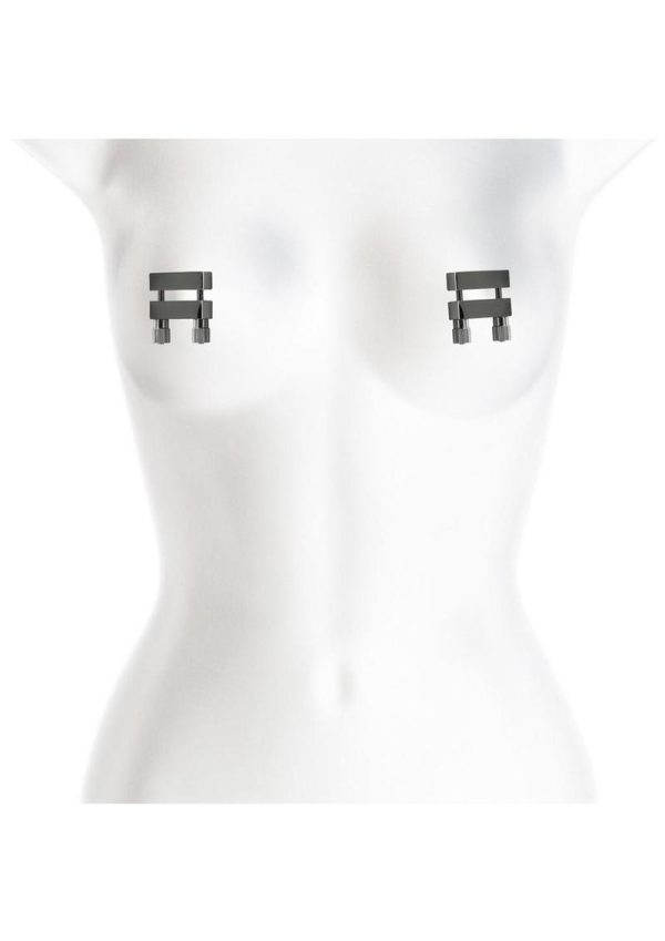 Bound Nipple Clamps V1 - Gunmetal Gray