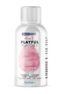 Swiss Navy 4 In 1 Flavored Lubricant 1oz - Cotton Candy