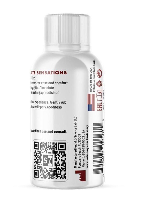 Swiss Navy 4 In 1 Flavored Lubricant 1oz - Chocolate Sensation