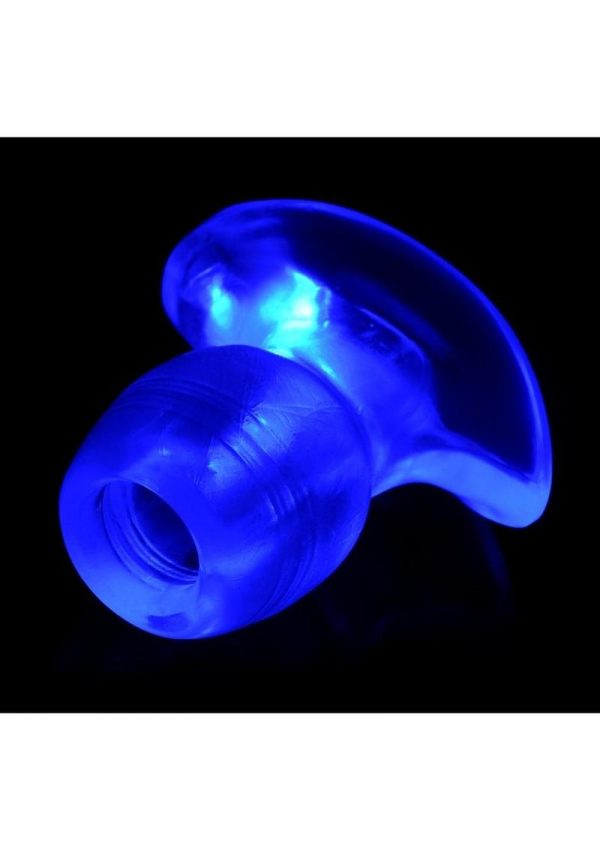 Master Series Light-Tunnel Light-Up Anal Dilator - Medium - Clear