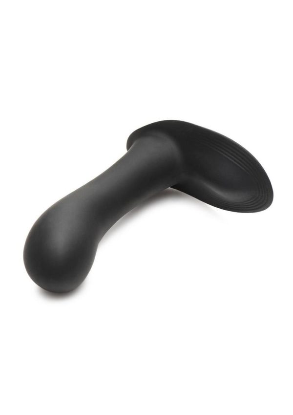 Zeus ZS E-Stim Pro Rechargeable Silicone Panty Vibe with Remote Control - Black