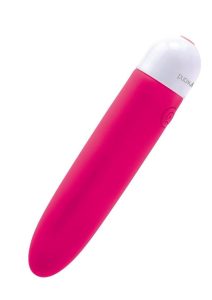 Bodywand Mini Lipstick Rechargeable Silicone Vibrator - Neon Pink