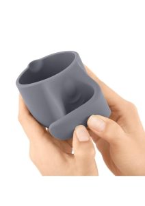 Le Wand Penis Play Silicone Attachment - Grey