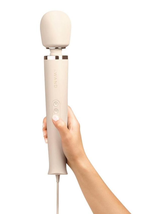 Le Wand Plugin Vibrating Massager - Cream