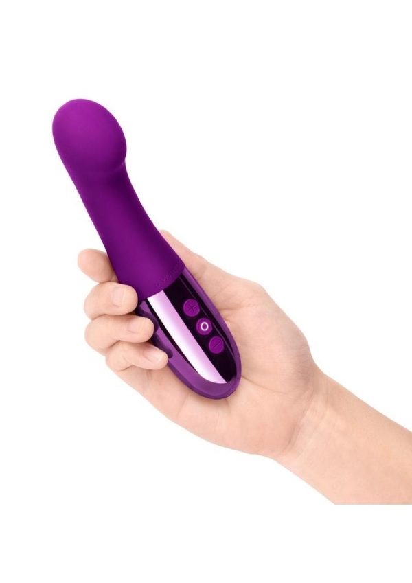 Le Wand Gee Rechargeable Silicone Body G-Spot Vibrator - Cherry