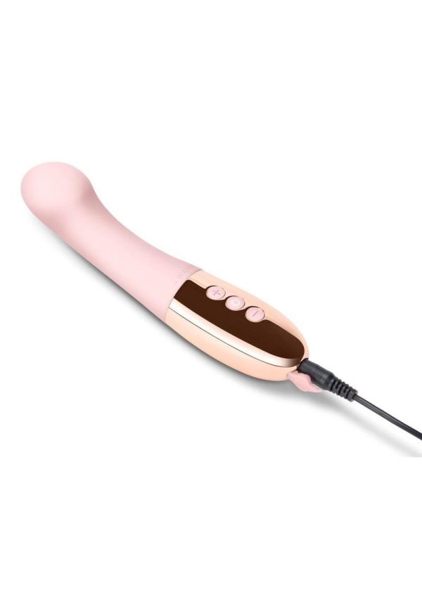 Le Wand Gee Rechargeable Silicone G-Spot Vibrator- Rose Gold