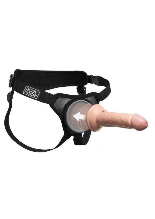 Body Dock Elite Mini Strap-On - Black/Gray