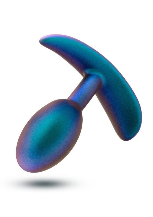 Anal Adventures Matrix Nebula Plug Silicone Anal Plug - Lunar Blue