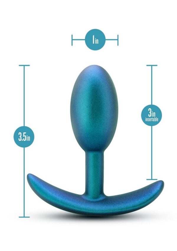 Anal Adventures Matrix Nebula Plug Silicone Anal Plug - Lunar Blue