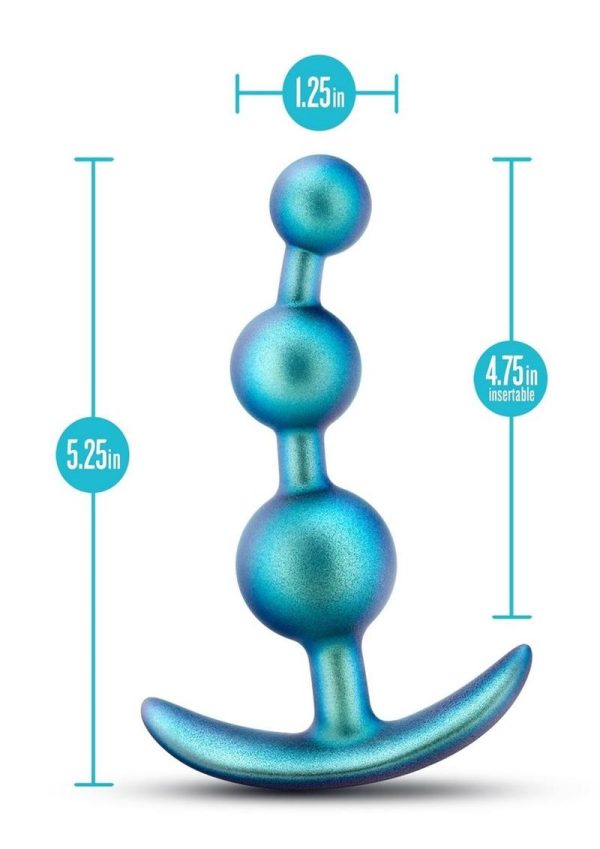 Anal Adventures Matrix Gamma Plug Silicone Anal Plug - Neptune Teal