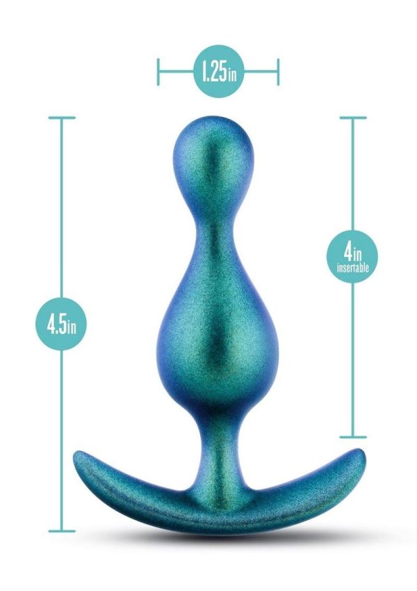 Anal Adventures Matrix Photon Plug Silicone Anal Plug - Neptune Teal