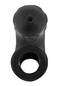 Airlock Air-Lite Vented Silicone Chastity - Black Ice