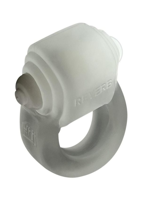 Glowdick Silicone Cockring with LED - Clear Ice