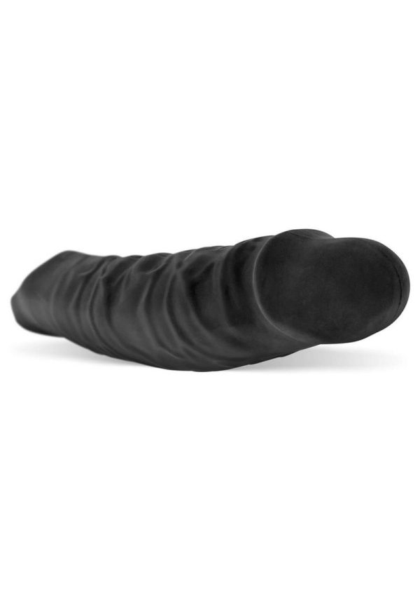 Snake Deep-Reacher Silicone Cocksheath - Black Ice