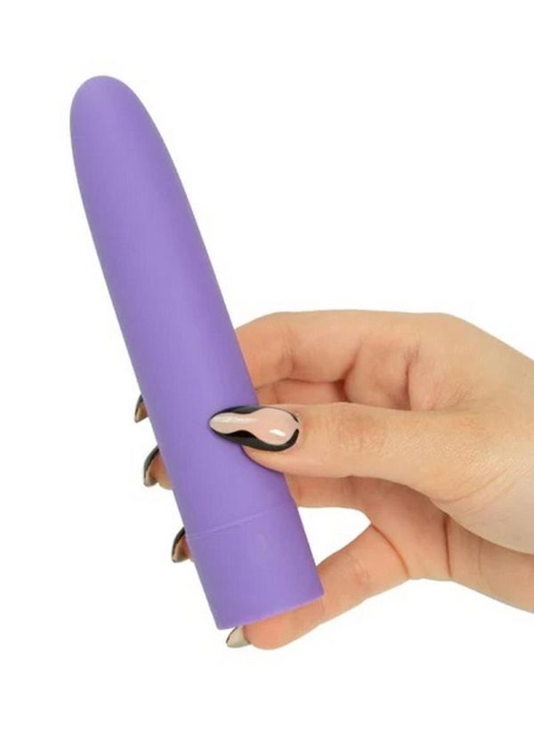 Eezy Pleezy Classic Vibrator 5.5in - Purple