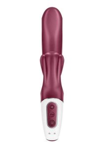 Satisfyer Love Me Rechargeable Silicone Rabbit Vibrator - Red