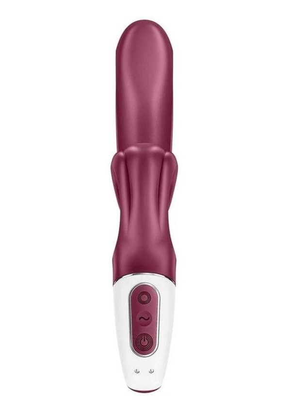 Satisfyer Love Me Rechargeable Silicone Rabbit Vibrator - Red