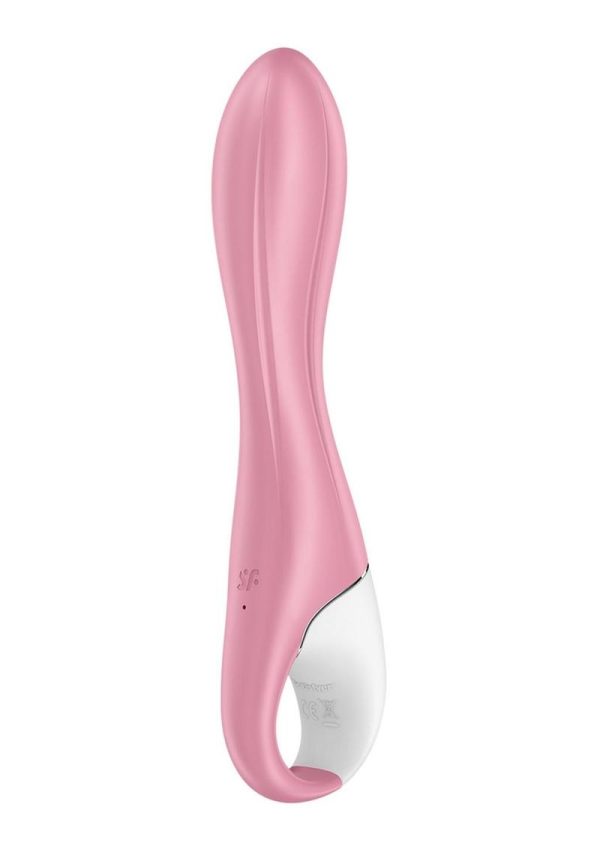 Satisfyer Air Pump Vibrator 2 Rechargeable Silicone Vibrator - Pink