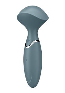 Satisfyer Mini Wand-er Rechargeable Silicone Massager - Grey