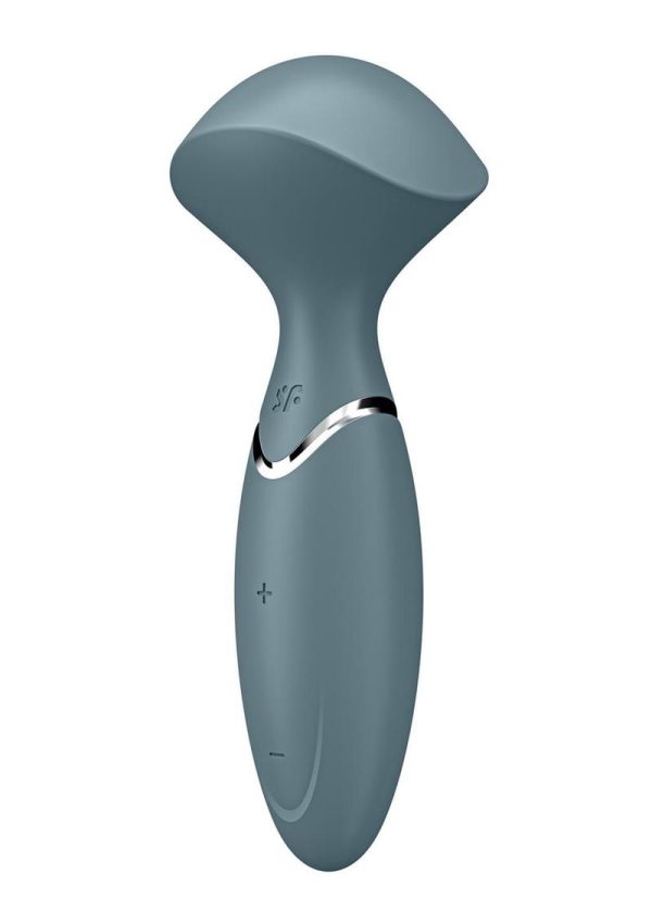 Satisfyer Mini Wand-er Rechargeable Silicone Massager - Grey