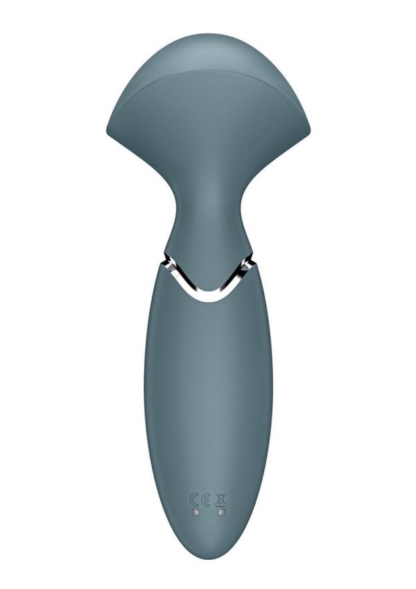 Satisfyer Mini Wand-er Rechargeable Silicone Massager - Grey