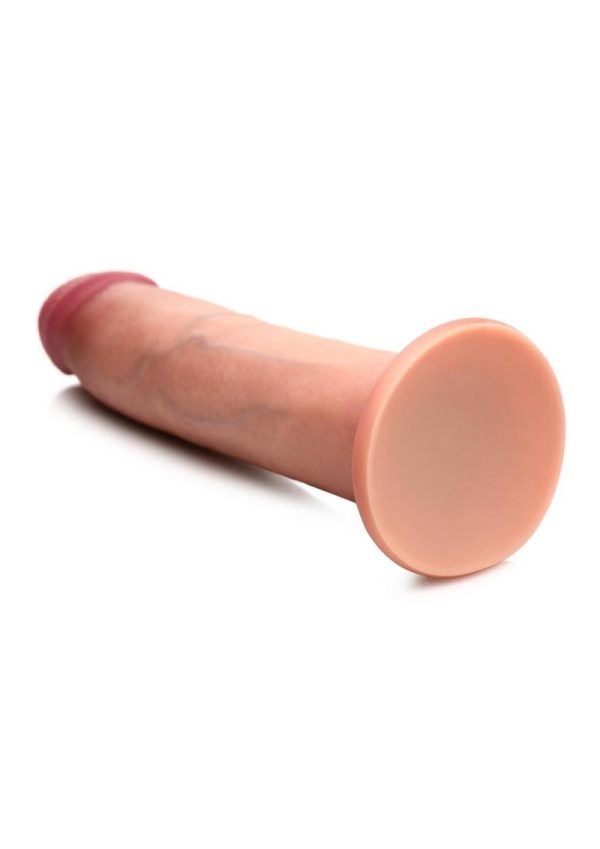 Jock Dual Density Silicone Dildo 6in - Vanilla