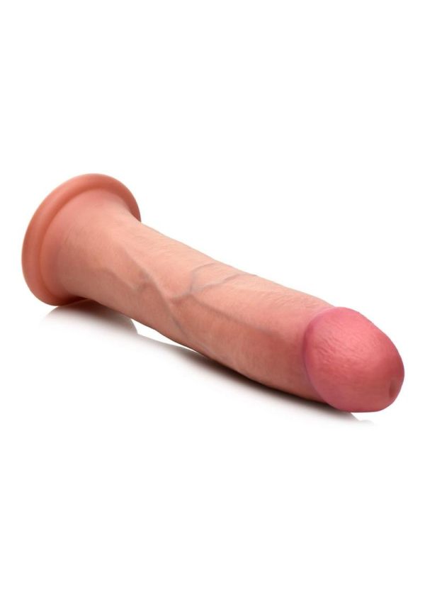 Jock Dual Density Silicone Dildo 8in - Vanilla