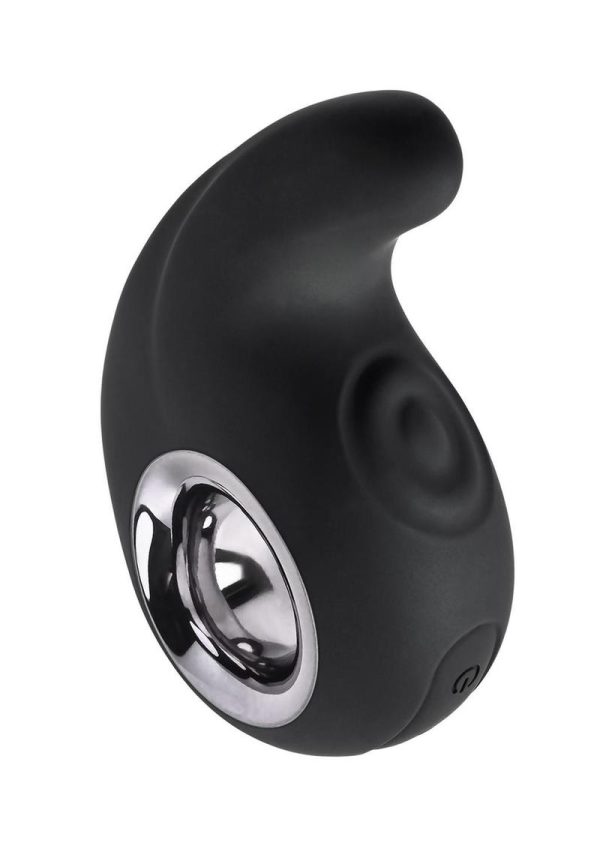 Playboy Ring my Bell Rechargeable Silicone Clitoral Vibrator - Black