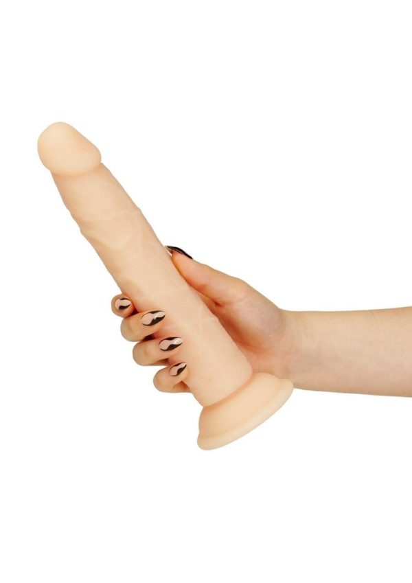 Naked Addiction Silicone Dual Density Bendable Dildo 9in - Vanilla