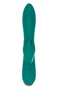 Mystique Venus Rechargeable Silicone Vibrator - Green