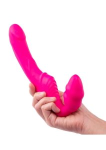 Together Toys Together Silicone Rechargeable Strapless Strap-On with Remote Control - Pink