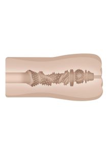 Zero Tolerance Tight Lipped Rechargeable Pussy Masturbator - Vanilla