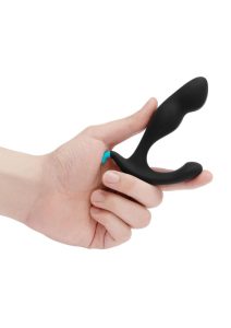 B-Vibe Rocker Plug Silicone Weighted Prostate Plug - Black