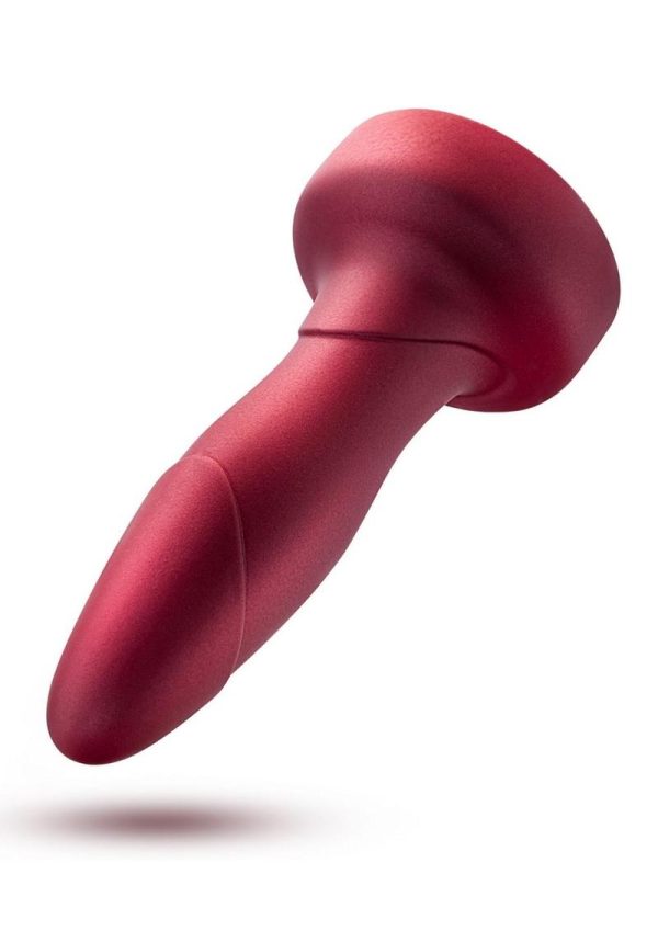 Anal Adventures Matrix Atomic Plug Rechargeable Silicone Anal Plug with Remote Control - Martian Wine