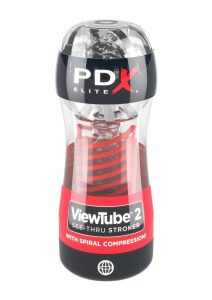 PDX Elite ViewTube 2 Stroker - Clear/Red