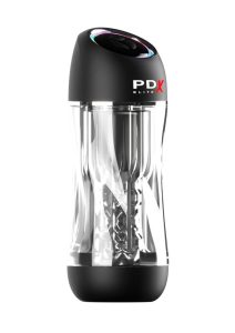 PDX Elite ViewTube Pro Rechargeable Stroker - Clear/Black
