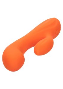 Stella Liquid Silicone Dual G Massager Rabbit Vibrator - Orange