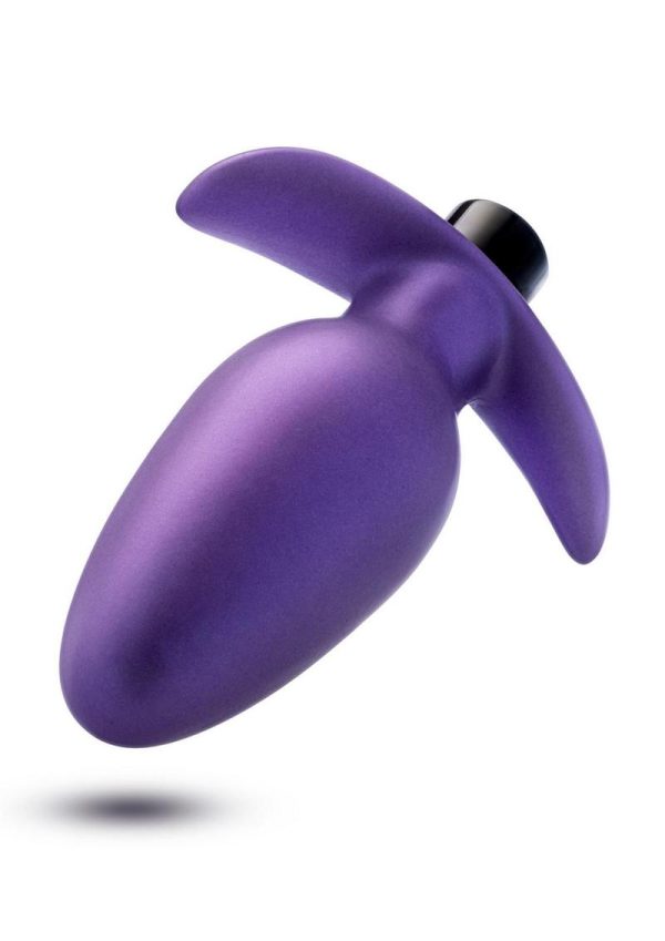 Anal Adventures Matrix Exceisor Plug Rechargeable Silicone Anal Plug - Astro Violet