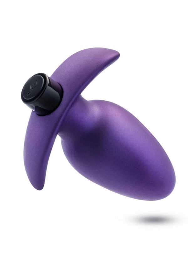 Anal Adventures Matrix Exceisor Plug Rechargeable Silicone Anal Plug - Astro Violet